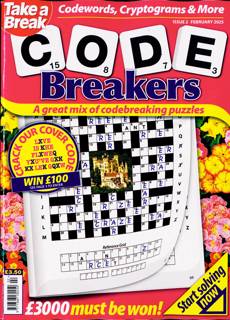 Take A Break Codebreakers Magazine Issue NO 2