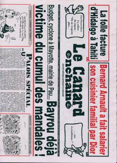 Le Canard Enchaine Magazine Issue NO5432