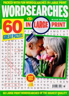 Wordsearches In Large Print Magazine Issue NO 73