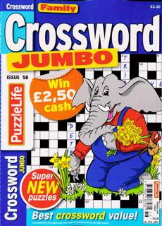 Family Crossword Jumbo Magazine Issue NO 58