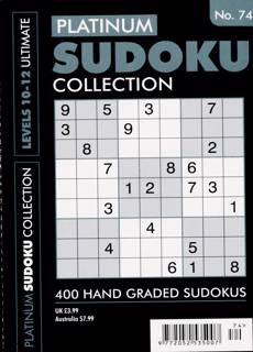 Sudoku Platinum Collection Magazine Issue NO 74