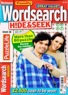 Family Wordsearch Hide Seek Magazine Issue NO 58