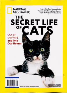 National Geographic Coll Magazine Issue CATS