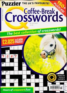 Puzzler Q Coffee Break Crossw Magazine Issue NO 155