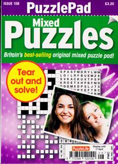 Puzzlelife Ppad Puzzles Magazine Issue NO 108