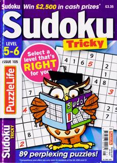 Puzzlelife Sudoku Lev 5 And 6 Magazine Issue NO 105