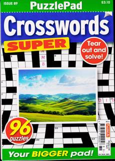Puzzlelife Crossword Super Magazine Issue NO 89