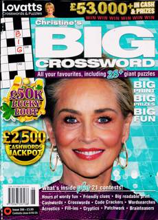 Lovatts Big Crossword Magazine Issue NO 398