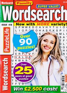 Family Wordsearch Magazine Issue NO 418
