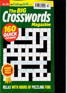 Big Crosswords Magazine Issue NO 103