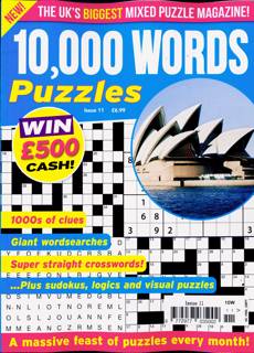 10000 Word Puzzles Magazine Issue NO 11