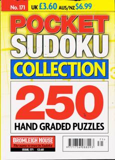 Pocket Sudoku Collection Magazine Issue NO 171