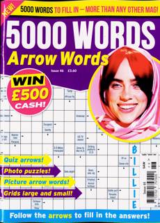 5000 Words Arrowwords Magazine Issue NO 46