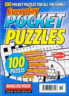Everyday Pocket Puzzle Magazine Issue NO 169