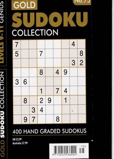 Sudoku Gold Collection Magazine Issue NO 75
