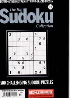 Big Sudoku Collection Magazine Issue NO 77