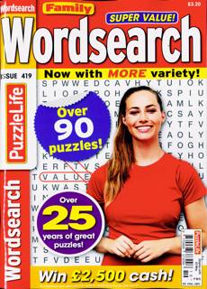 Family Wordsearch Magazine Issue NO 419