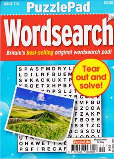 Puzzlelife Ppad Wordsearch Magazine Issue NO 114