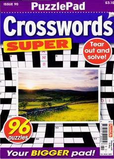 Puzzlelife Crossword Super Magazine Issue NO 90