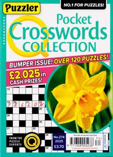 Puzzler Q Pock Crosswords Magazine Issue NO 274