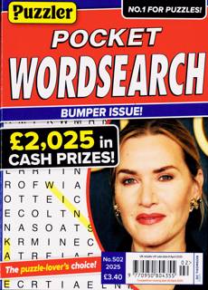 Puzzler Pocket Wordsearch Magazine Issue NO 502