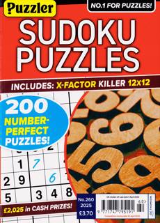 Puzzler Sudoku Puzzles Magazine Issue NO 260