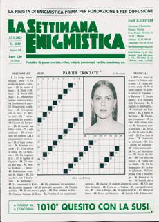 La Settimana Enigmistica Magazine Issue NO 4853