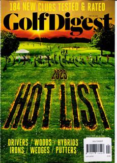Golf Digest (Usa) Magazine Issue HOT LIST25