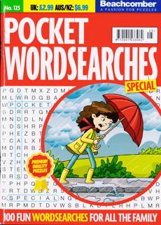 Pocket Wordsearch Special Magazine Issue NO 125