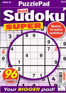 Puzzlelife Sudoku Super Magazine Issue NO 49