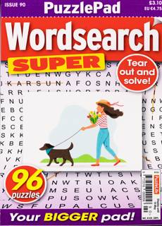 Puzzlelife Wordsearch Super Magazine Issue NO 90