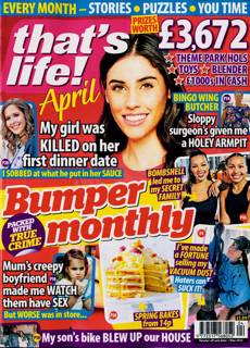 Thats Life Monthly Magazine Issue APR 25