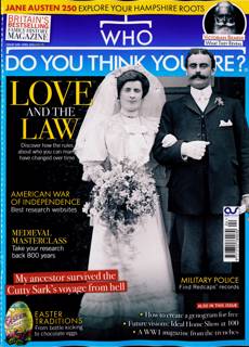 Who Do You Think You Are Magazine Issue APR 25