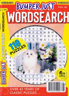 Bumper Just Wordsearch Magazine Issue NO 286