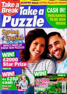 Take A Break Take A Puzzle Magazine Issue NO 4