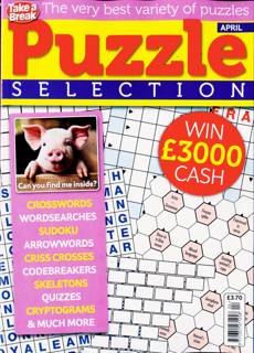 Take A Break Puzzle Selection Magazine Issue NO 4