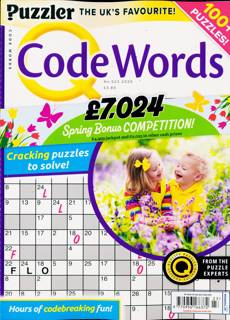 Puzzler Q Code Words Magazine Issue NO 523