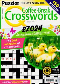 Puzzler Q Coffee Break Crossw Magazine Issue NO 156