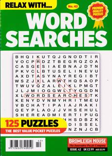 Relax With Wordsearches Magazine Issue NO 42