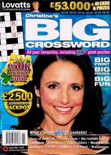 Lovatts Big Crossword Magazine Issue NO 399