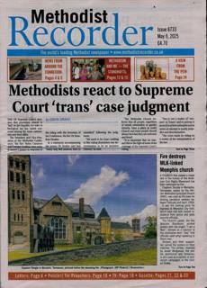 Methodist Recorder Magazine Issue 09/05/2025