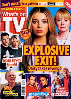 Whats On Tv England Magazine Issue 26/04/2025