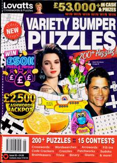 Lovatts Variety Bump Puzzles Magazine Issue NO 5