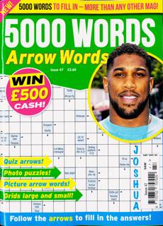 5000 Words Arrowwords Magazine Issue NO 47