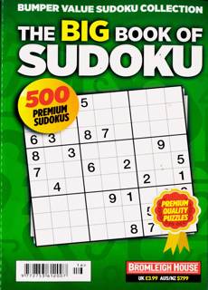 Big Book Of Sudoku Magazine Issue NO 16