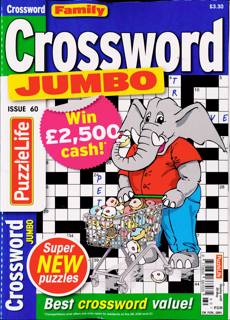 Family Crossword Jumbo Magazine Issue NO 60