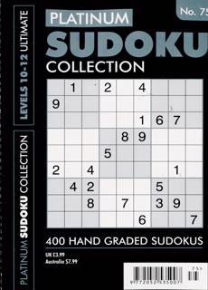 Sudoku Platinum Collection Magazine Issue NO 75