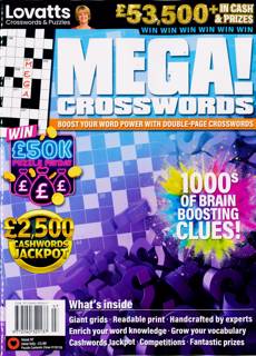 Lovatts Mega Crosswords Magazine Issue NO 97