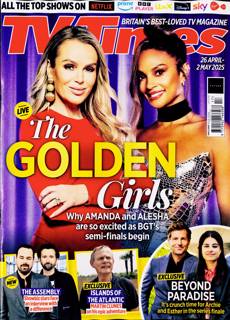Tv Times England Magazine Issue 26/04/2025