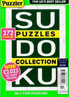 Puzzler Sudoku Puzzle Collection Magazine Issue NO 214